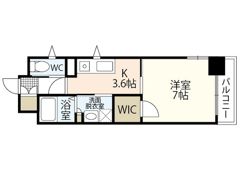 ラルジュ皆実の間取り画像
