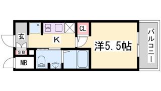 エスリード神戸WESTの間取り画像