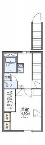 レオパレスシエスタの間取り画像