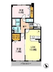 パルーテの間取り画像