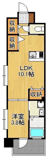 ギャラン柳町の間取り画像
