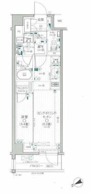 パレステージ西日暮里Ⅱの間取り画像