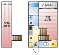 modern palazzo Isahaya Moaの間取り画像