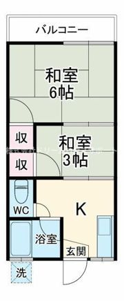 松風荘の間取り画像