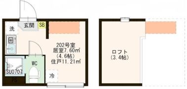 グランときわ台の間取り画像