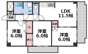 メゾン都の間取り画像