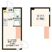 YRoom Ⅱの間取り画像