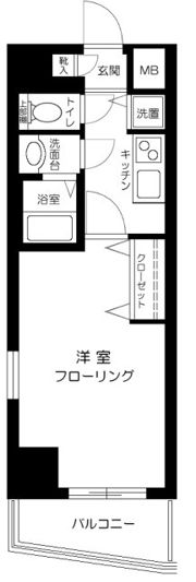 メゾン・ド・ヴィレ高輪の間取り画像