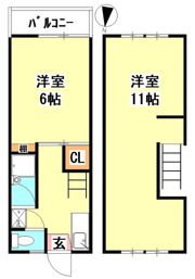 さくらハイツの間取り画像