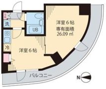 ベイステート安間の間取り画像