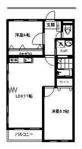 シャインヒルⅠの間取り画像