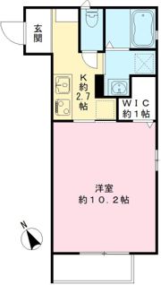 ウィステリアAの間取り画像