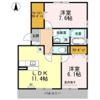 RUPOSEⅢの間取り画像