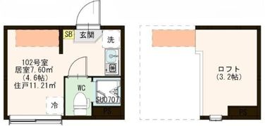 ワイズときわ台の間取り画像