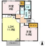 FLOR A棟の間取り画像