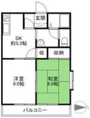 タカオハイツの間取り画像