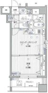 ラグジュアリーアパートメント三ノ輪の間取り画像