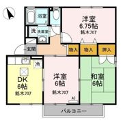 カーサグランデ Aの間取り画像