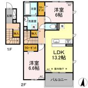 シルフィッド Sの間取り画像