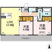ディア・ベルジュⅠの間取り画像