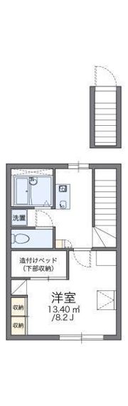 レオパレスJUN東野の間取り画像