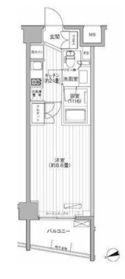 プラネソシエ大森山王の間取り画像