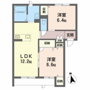 ベレオ西新浜 A棟の間取り画像