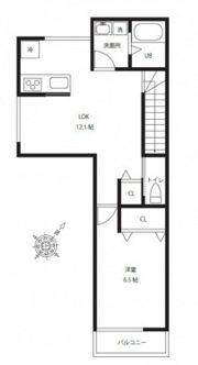 Plus1大供表町の間取り画像