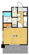 ロマネスク下到津 203号室の間取り画像