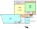 カナミヤコーポの間取り画像