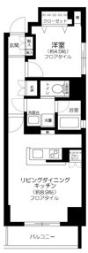 コスモグレイス新宿の間取り画像