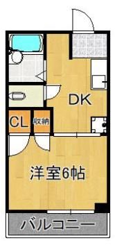 ゆにはコーポかなだの間取り画像