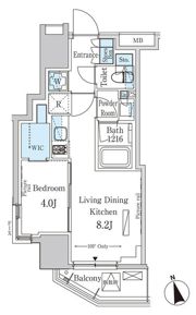 パークアクシス南青山七丁目の間取り画像