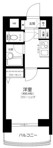 パレステュディオ中目黒の間取り画像