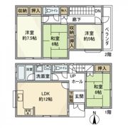 伊刈戸建の間取り画像