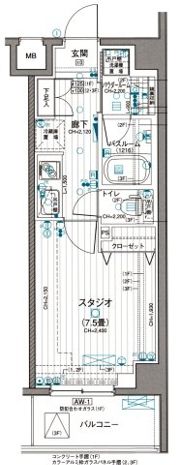 デュオステージ鷺ノ宮の間取り画像