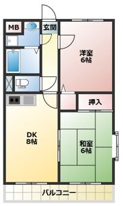 アローズIIの間取り画像
