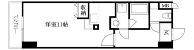 AXiS空港通の間取り画像