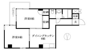 オックスフォードサーカス一番町の間取り画像