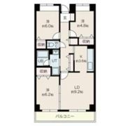 目黒本町マンションの間取り画像