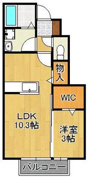 セジュール土取の間取り画像