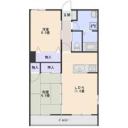 エクセラン境の間取り画像