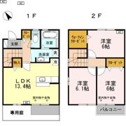 ヴィラ・ソレイユの間取り画像