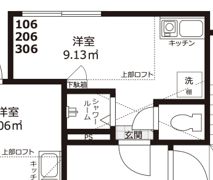 ルミナ池袋の間取り画像