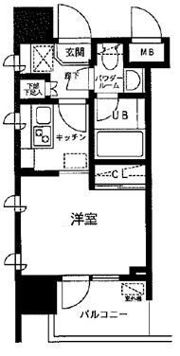 レジディア大森東の間取り画像