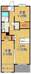 赤坂リプルの間取り画像