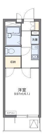 レオパレスハピネスオリーブの間取り画像