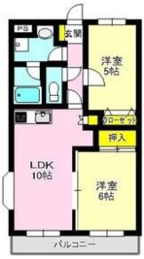 ルミエール中居 壱番館の間取り画像