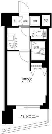 OLIO麻布十番の間取り画像