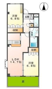 サンフィールドの間取り画像